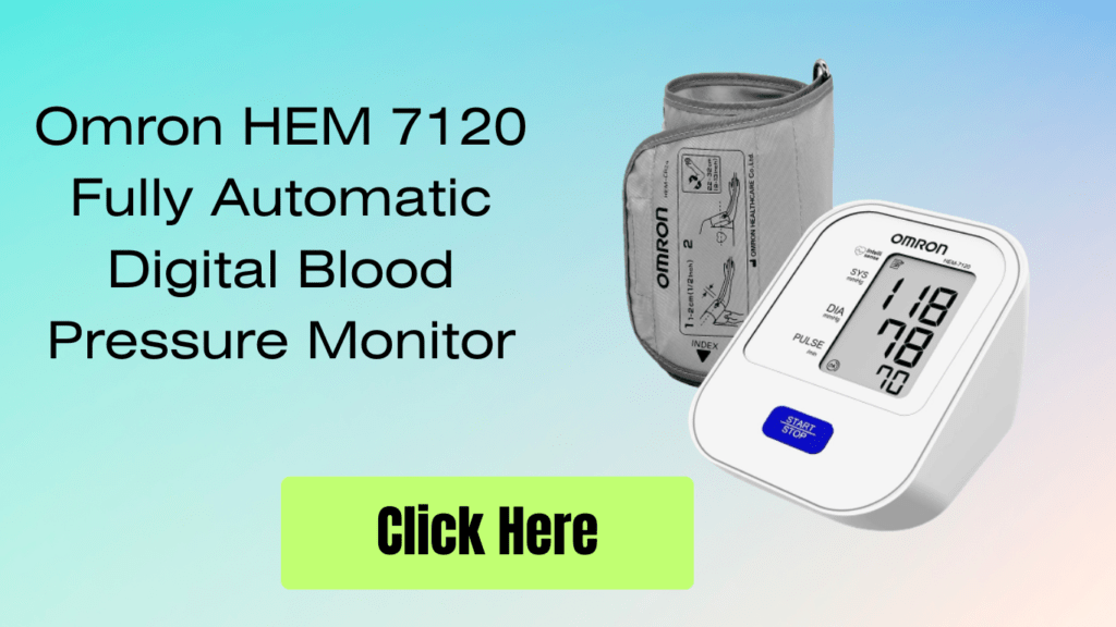 Omron HEM 7120 Fully Automatic Digital BP Monitor Technology For